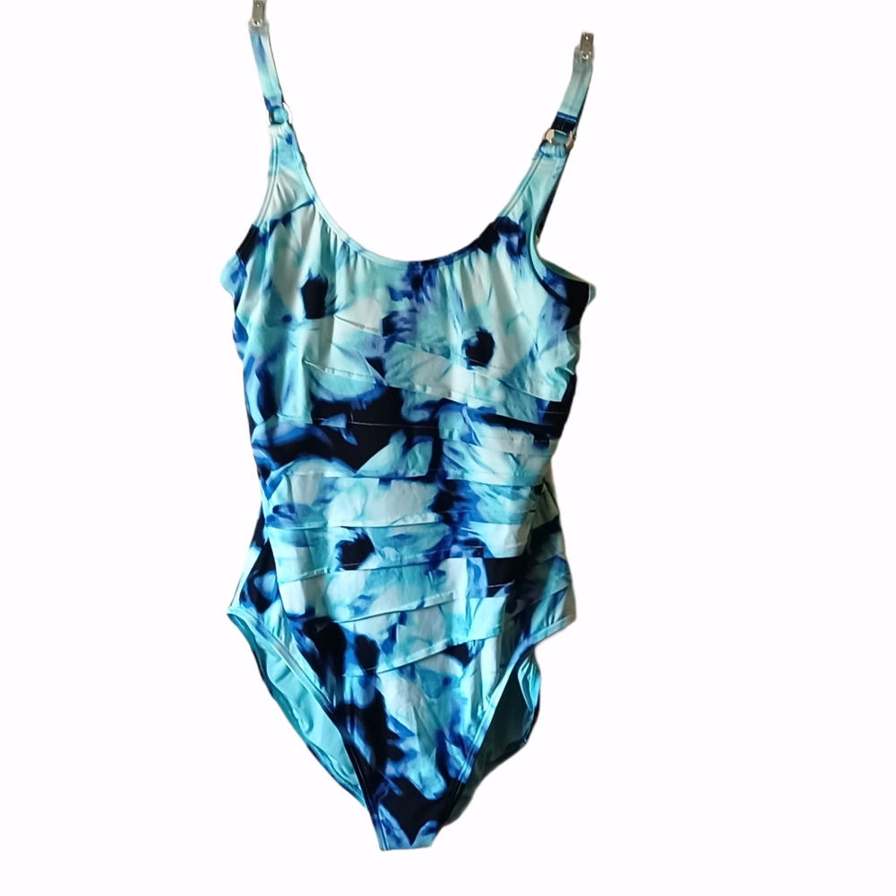 Calvin Klein tie dye swim suit  sz 16